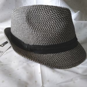 Nine West Tri-Colored Women's Fedora Brimmed Hat